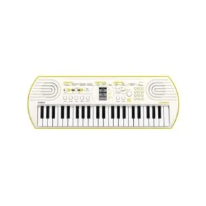 Casio SA-80 Casiotone 44 Key Kids Mini Portable Keyboard with Adapter, Polishing Cloth, Dust Cover, Online Lessons, Warranty & Ebook