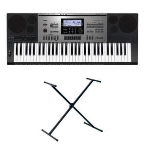 Casio CTK-7300IN Keyboard, 61-keys with Adaptor and Stand
