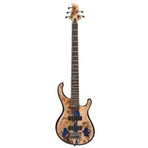 Cort Persona 5 Blue Resin Burl 5-String Bass Guitar