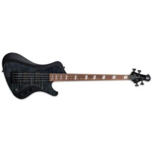 ESP JC-4FM 4-String Electric Bass Guitar - See Thru Black