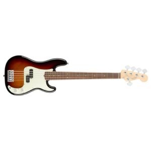 Fender American Professional Precision Bass V 5 String Bass Guitar - 3 Color Sunburst