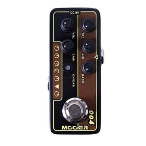 Mooer 004-Daytripper Delay Reverb Tap Tempo Effects Pre Amp