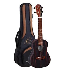 Ortega RUEB-CC Timber Series Concert Ukulele with Bag