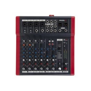 Proel MQ10FX Compact 10 Channel Analog Mixer with FX