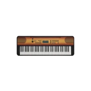 Yamaha PSR E360 61 Key Expressive Touch Sensitive Portable Keyboard with Dust Cover, Stand, Polishing Cloth, Online Lessons & Ebook